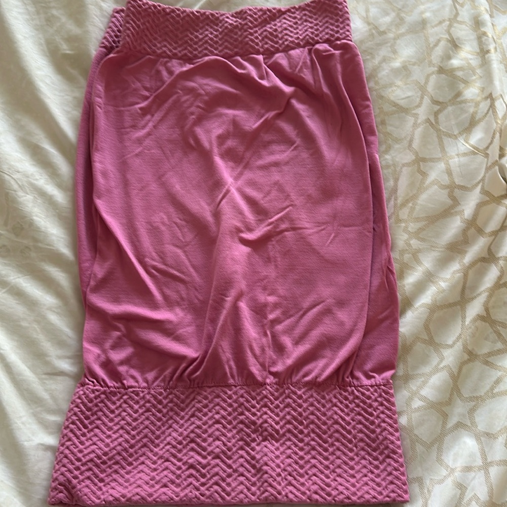 Pink crop top